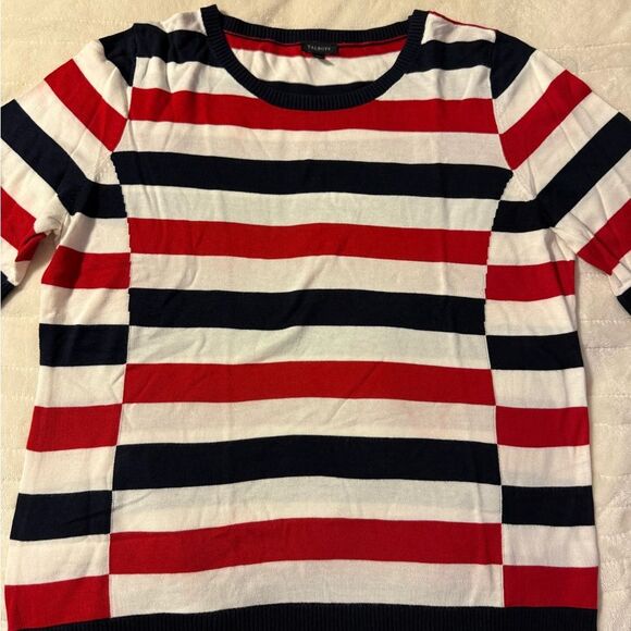 Talbots Sweaters - Talbots  Striped Sweater - Red, White, and Blue